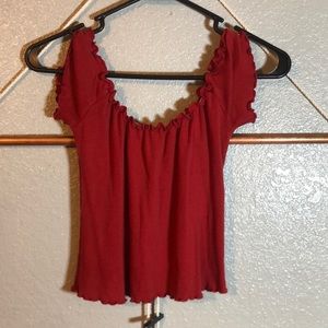 Off The Shoulder Crop Top